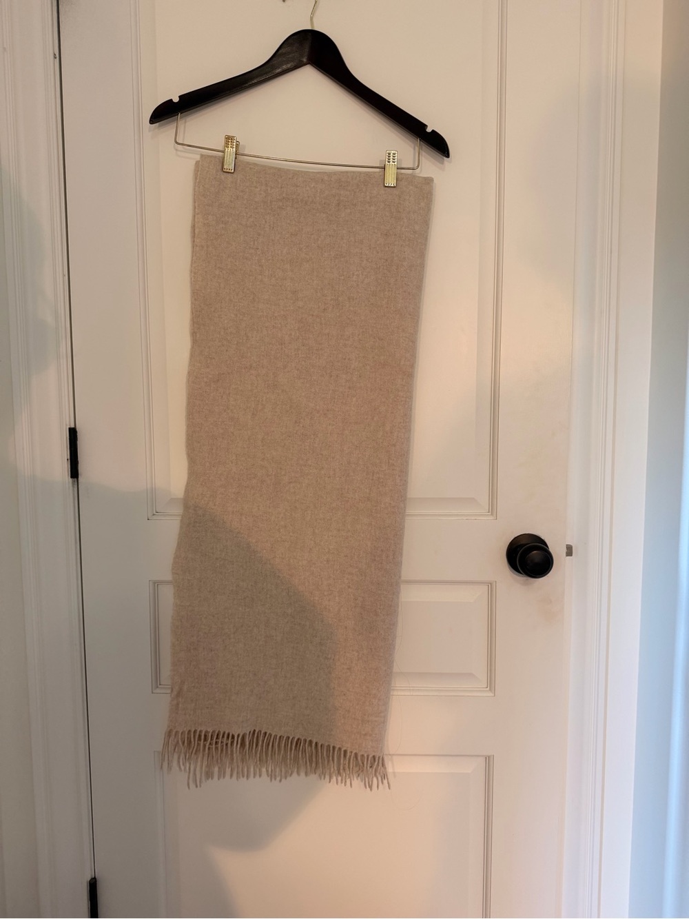 Aritzia Wilfred 100% Wool Scarf | Oatmeal